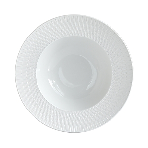 Bernardaud Twist White Collection Rim Soup Bowl- 3564331