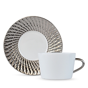Bernardaud Twist Platinum Tea Saucer - 100% Exclusive- 3725051