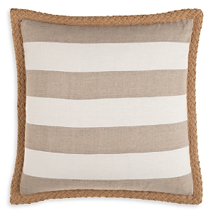 Surya Warrick Striped Linen Decorative Pillow, 20 x 20- 3892527