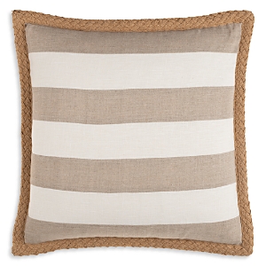 Surya Warrick Striped Linen Decorative Pillow, 22 x 22- 3892528