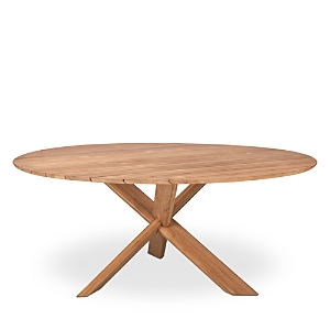Ethnicraft Teak Circle Outdoor Dining Table - 64- 3929321