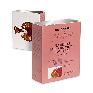 The Caker Jordan Rondel Flourless Dark Chocolate Gold Leaf Cake Kit- 3966589