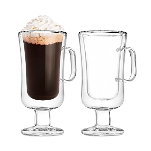 Godinger Double Walled Irish Coffee Mug, Set of 2- 3992942