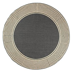 NuLoom Cabana GBCB02 Round Area Rug, 6'7 x 6'7- 4012307