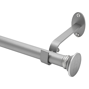 Elrene Home Fashions Shaker Adjustable Curtain Rod with Disc Finials, 86-120- 3978923