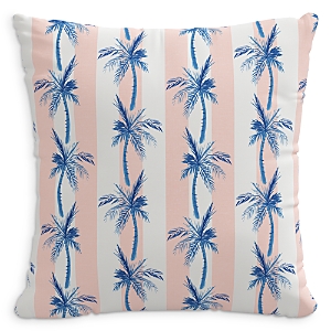 Cloth & Company The Cabana Stripe Palms Decorative Pillow, 22 x 22- 4125848