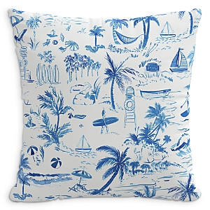 Cloth & Company The Beach Toile Decorative Pillow, 22 x 22- 4125838