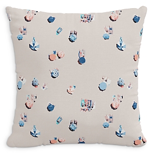 Cloth & Company The Beach Scene Linen Decorative Pillow with Feather Insert, 22 x 22- 4125844