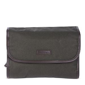 Barbour Waxed Cotton Hanging Wash Bag- 4100324