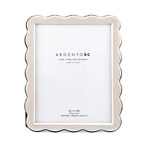 Argento Sc Scalloped Sterling Silver Picture Frame, 4 x 6- 4198178