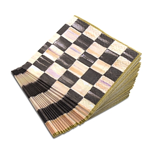Mackenzie-Childs Courtly Check Cocktail Paper Napkins- 4221065