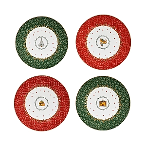 Bernardaud Noel Salad Plates, Set of 4- 3803834