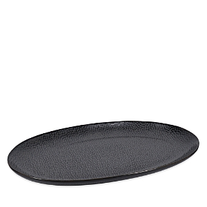 Bia Cordon Bleu Serene Oval Serving Platter, Black- 4283726