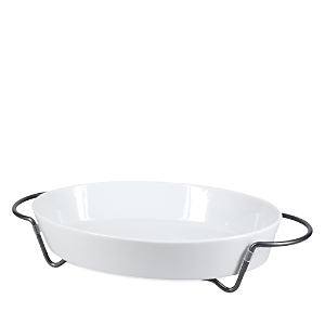 Bia Cordon Bleu Oval Ceramic Baker with Rack- 4283734