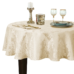 Elrene Barcelona Jacquard Damask Round Tablecloth, 70 x 70- 4324923