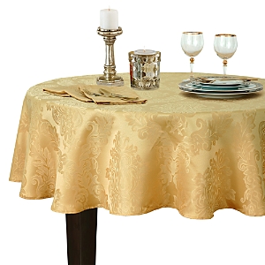 Elrene Barcelona Jacquard Damask Round Tablecloth, 70 x 70- 4324923