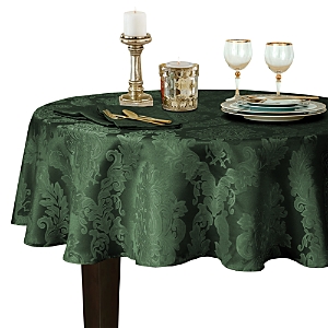 Elrene Barcelona Jacquard Damask Round Tablecloth, 70 x 70- 4324923