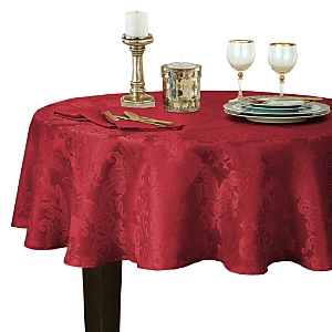 Elrene Barcelona Jacquard Damask Round Tablecloth, 70 x 70- 4324923