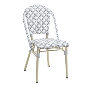 Sparrow & Wren Quade Faux Rattan Outdoor Dining Chairs, Set of 2- 4259086