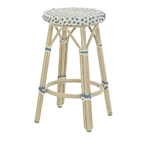 Sparrow & Wren Kindry Faux Rattan Outdoor Counter Stools, Set of 2- 4259071