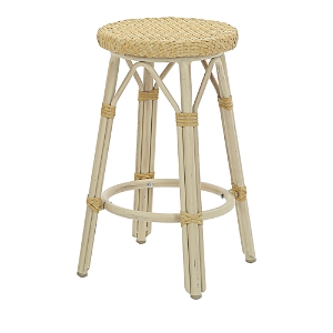 Sparrow & Wren Kindry Faux Rattan Outdoor Counter Stools, Set of 2- 4259071
