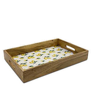 Godinger Wood Tray with Lemon Decal- 4336204