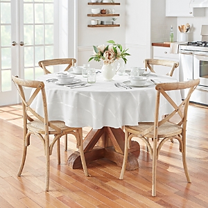 Elrene Elegance Plaid Jacquard Round Tablecloth, 90 x 90- 4898803