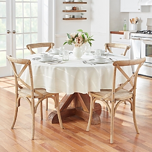 Elrene Elegance Plaid Jacquard Round Tablecloth, 90 x 90- 4898803