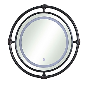 Furniture Of America Elba Black Wall Mirror- 4424838