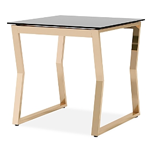 Furniture Of America Brutus Gold Tone and Black End Table- 4424933