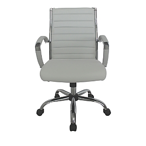 Furniture Of America Tioga White Height Adjustable Office Chair- 4424909