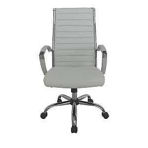 Furniture Of America Tioga White High Back Height Adjustable Office Chair- 4424908