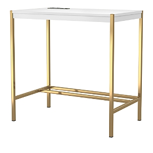 Furniture Of America Cuyler Writing Desk with Usb Ports- 4942275