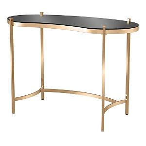 Furniture Of America Greig Black and Gold Writing Desk- 4424872