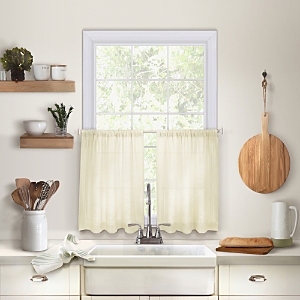 Elrene Home Fashions Cameron Kitchen Window Tier Set, 30 x 36- 4450251