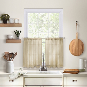Elrene Home Fashions Cameron Kitchen Window Tier Set, 30 x 36- 4450251
