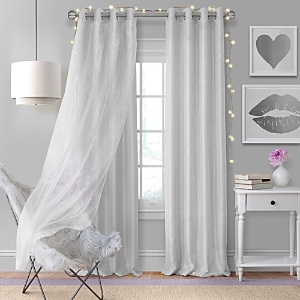 Elrene Home Fashions Aurora Kids Room Darkening Layered Sheer Curtain Panel, 52 x 63- 4942128