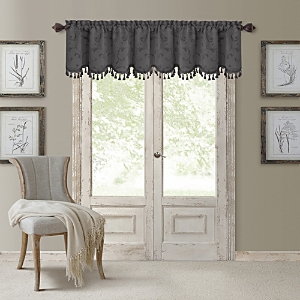Elrene Home Fashions Mia Beaded Scallop Valance, 19 x 52- 4450285