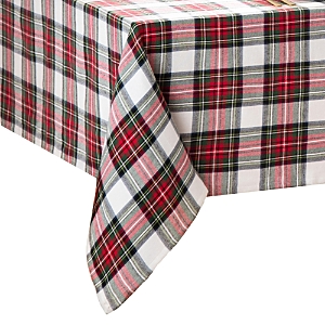Elrene Home Fashions Christmas Classic Holiday Plaid Cotton Tablecloth, 84 x 60- 4460111
