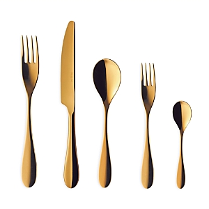 Degrenne Paris Onde Gold 20-Piece Flatware Set- 4559859