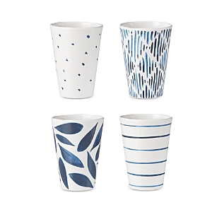 Lenox Blue Bay Melamine Assorted Tumblers, Set of 4- 4674831