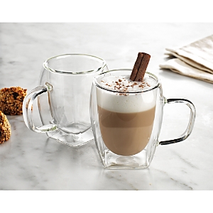 Godinger Contessa Double Walled Cappuccino Mug, Set of 2- 4666207