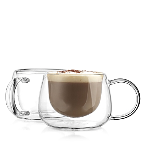 Godinger Alesia Double Walled Teacup, Set of 2- 4666204