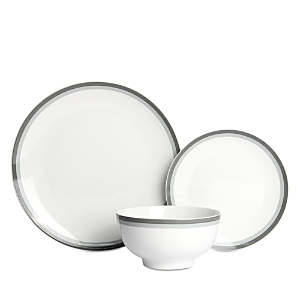 Godinger Sheer Gray 12 Piece Dinnerware Set- 4738417