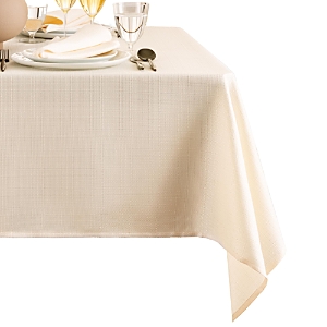 Elrene Home Fashions Laurel Solid Texture Water and Stain Resistant Tablecloth, 60 x 102- 4753395