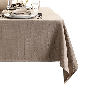Elrene Home Fashions Laurel Solid Texture Water and Stain Resistant Tablecloth, 60 x 102- 4753395