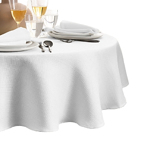 Elrene Home Fashions Laurel Solid Texture Water and Stain Resistant Tablecloth, 70 Round- 4753420