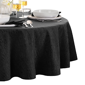Elrene Home Fashions Continental Solid Texture Water and Stain Resistant Round Tablecloth, 70- 4753503
