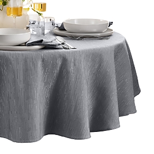 Elrene Home Fashions Continental Solid Texture Water and Stain Resistant Round Tablecloth, 70- 4753503