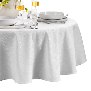 Elrene Home Fashions Continental Solid Texture Water and Stain Resistant Round Tablecloth, 70- 4753503